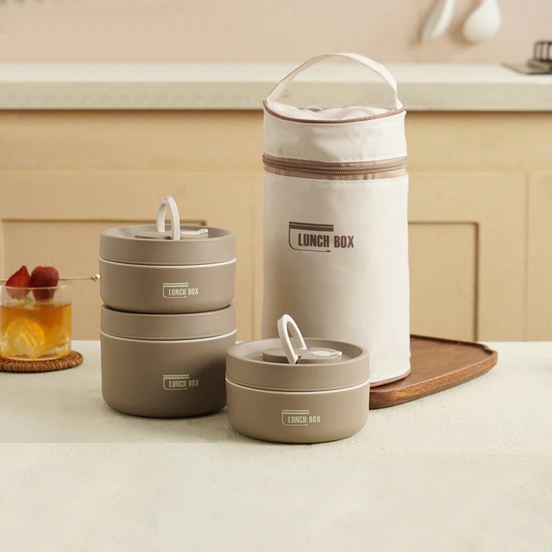 Geïsoleerde Lunchbox met Vacuümtechnologie – Houdt Eten Tot 4 Uur Warm – Lekvrij RVS Ontwerp – Ideaal voor School en Werk