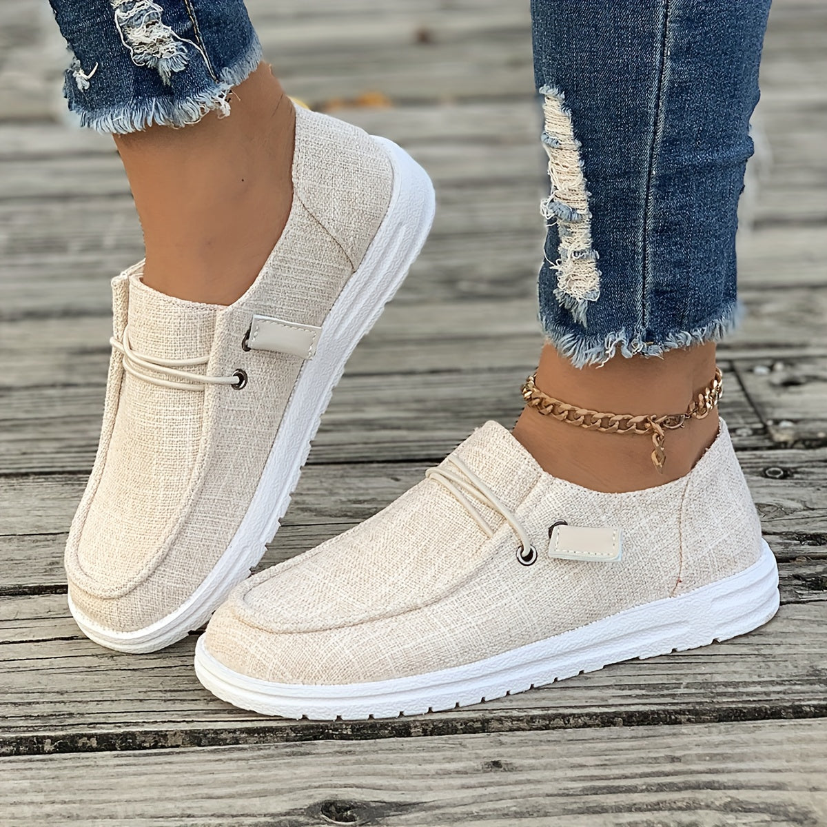 Dames Leer Instappers Zwart Comfortabele Casual Schoenen
