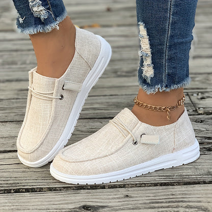 Dames Leer Instappers Zwart Comfortabele Casual Schoenen