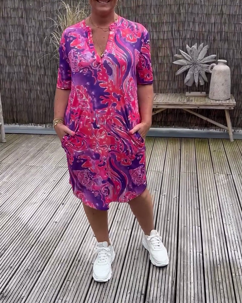 Vrouwelijke Casual Jurk met Rokje - StudioMarella