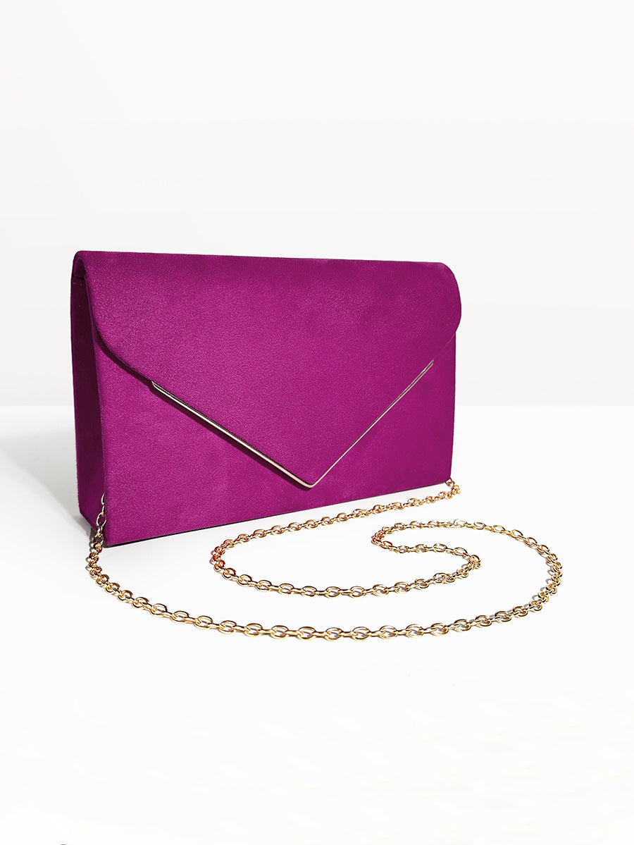 Fluwelen Clutch Avondtasje Suède Stijl Elegant