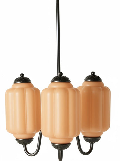 Melkglazen Kroonluchter Vintage Afwerking Tijdloze Elegantie Klassieke Verlichting voor Eetkamer Woonkamer