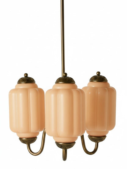 Melkglazen Kroonluchter Vintage Afwerking Tijdloze Elegantie Klassieke Verlichting voor Eetkamer Woonkamer