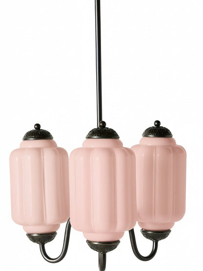 Melkglazen Kroonluchter Vintage Afwerking Tijdloze Elegantie Klassieke Verlichting voor Eetkamer Woonkamer