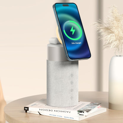 Draadloze Speaker met Oplaadfunctie – 3-in-1 Bluetooth Speaker, MagSafe Powerbank & Sfeerverlichting