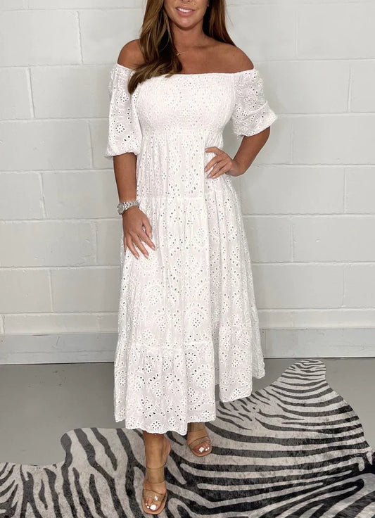 Vrouwelijke Jurk met Bloemen Lilly Stijl - StudioMarella