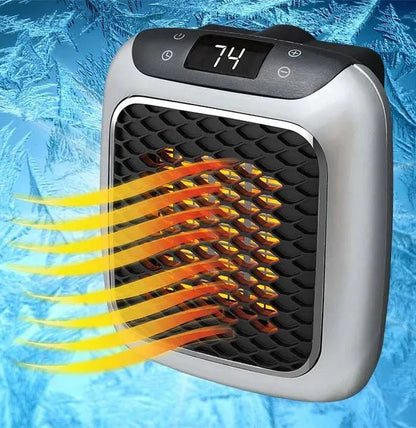 Compacte Keramische Kachel 800W Wandmontage Timer Afstandsbediening USB Energiezuinig Verwarmingsoplossing