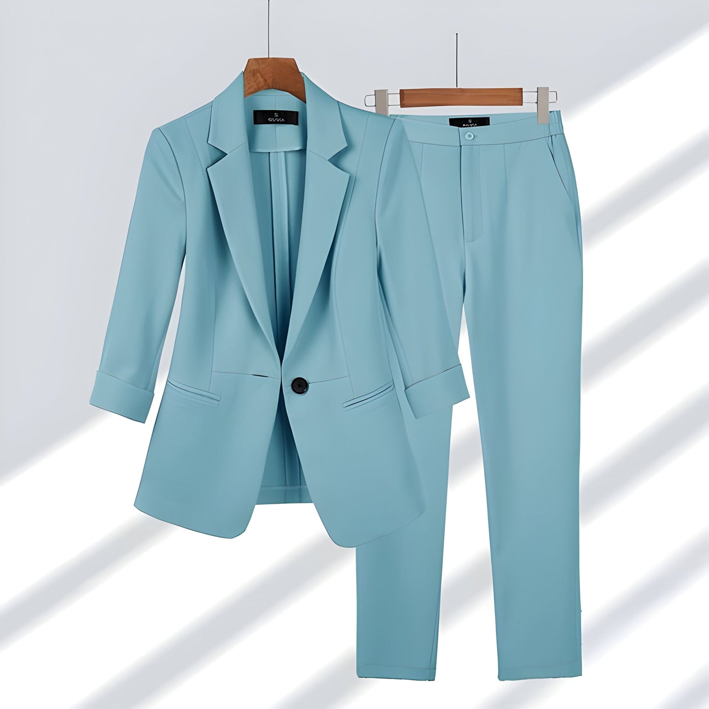 Dames Blazer en Broek Set - Elegante Tailleerde Outfit voor Dames