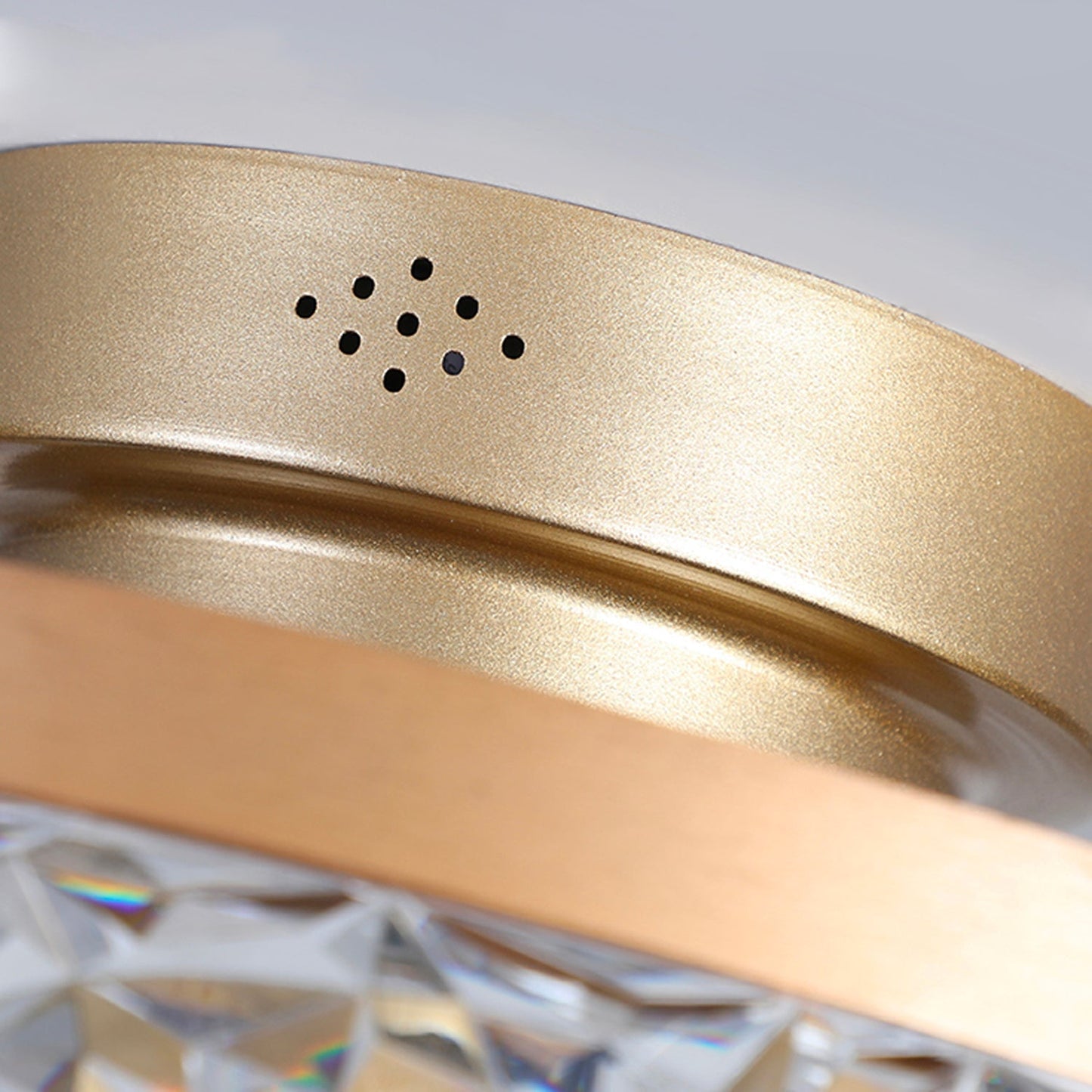 Plafondventilator met Verlichting Rond LED Dimbaar Afstandsbediening Zwart Goud Wit Modern