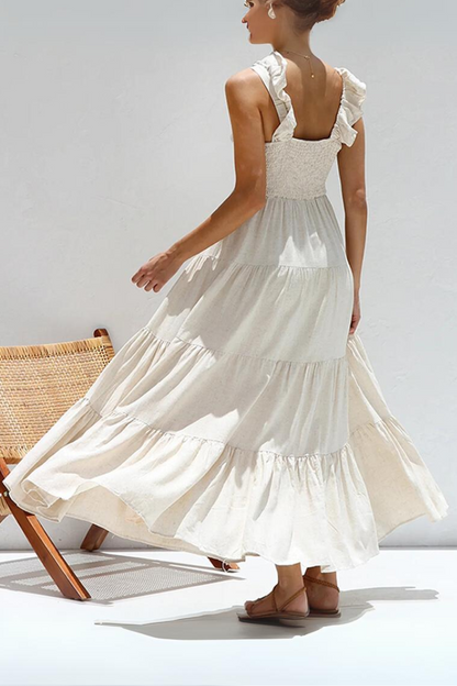 Maxi Jurk Luchtig Elegante Lagen Zomerjurk