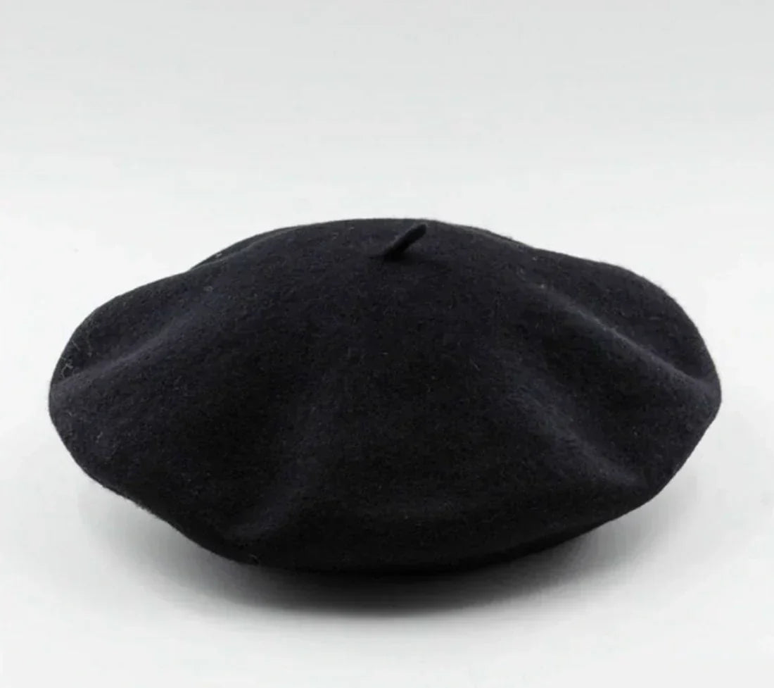Wollen Baret voor Dames – Klassieke Franse Stijl – Warme Winteraccessoire