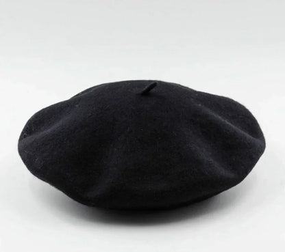 Wollen Baret voor Dames – Klassieke Franse Stijl – Warme Winteraccessoire