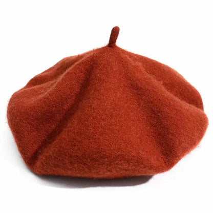 Wollen Baret voor Dames – Klassieke Franse Stijl – Warme Winteraccessoire