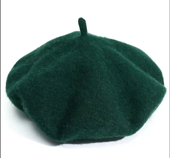 Wollen Baret voor Dames – Klassieke Franse Stijl – Warme Winteraccessoire