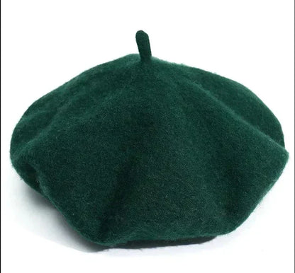 Wollen Baret voor Dames – Klassieke Franse Stijl – Warme Winteraccessoire