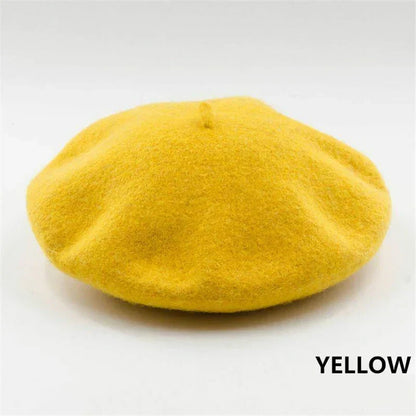 Wollen Baret voor Dames – Klassieke Franse Stijl – Warme Winteraccessoire