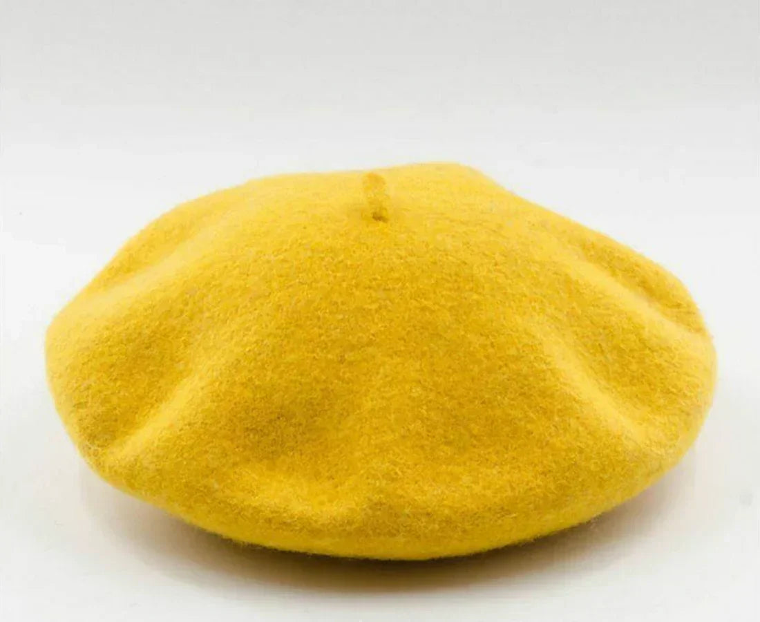 Wollen Baret voor Dames – Klassieke Franse Stijl – Warme Winteraccessoire