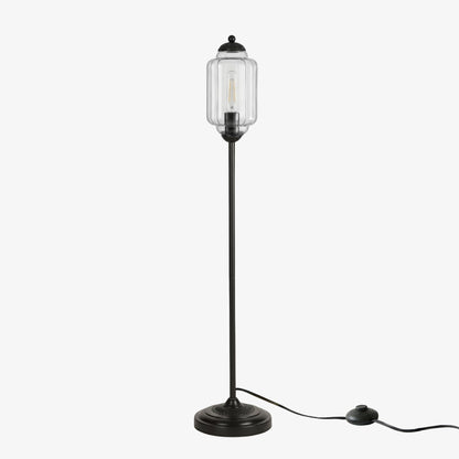Decoratieve Glazen Pompoen Vloerlamp Retro Organische Stijl Woonkamer Staande Lamp