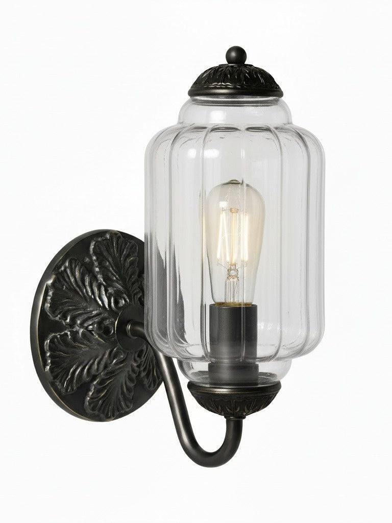 Melkglazen Wandlamp Eloise voor Hal en Slaapkamer | Vintage Wandverlichting met Melkwit Glas