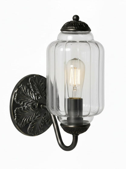 Melkglazen Wandlamp Eloise voor Hal en Slaapkamer | Vintage Wandverlichting met Melkwit Glas