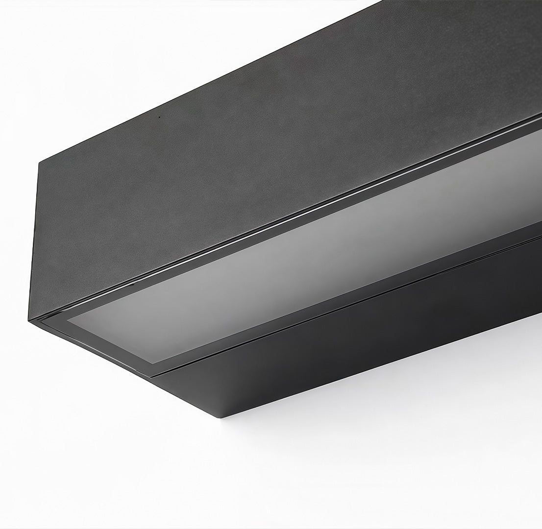 Moderne Buiten Wandlamp Met Lineair LED Licht En IP65 Waterdichte Aluminium Behuizing Voor Gevel, Entree En Garage