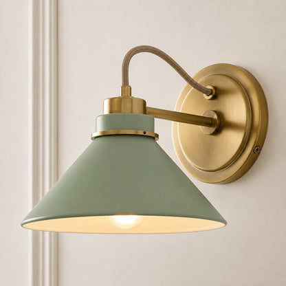 Globe Wandlamp met Gebogen Arm – Moderne Industriële Verlichting voor Badkamer, Slaapkamer en Gang