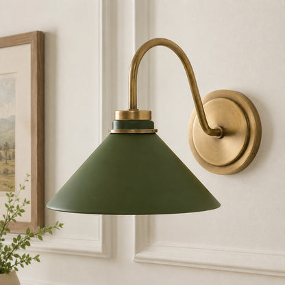 Globe Wandlamp met Gebogen Arm – Moderne Industriële Verlichting voor Badkamer, Slaapkamer en Gang