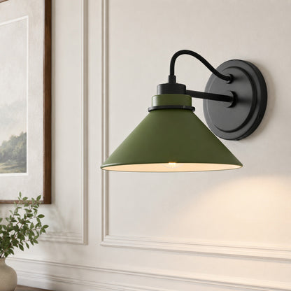 Globe Wandlamp met Gebogen Arm – Moderne Industriële Verlichting voor Badkamer, Slaapkamer en Gang