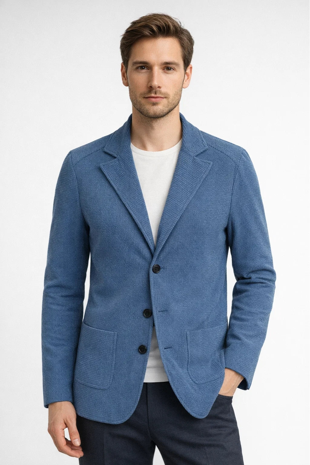 Blazer Heren Getailleerd Chique Revers Model - StudioMarella