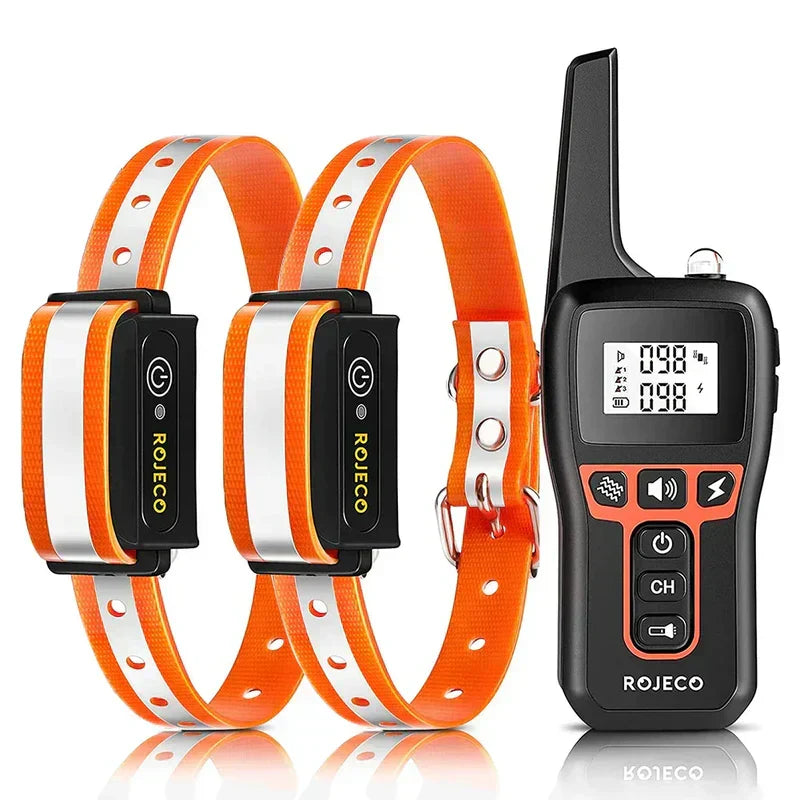 Trainingshalsband Hond Afstandsbediening 1000m IP67 Waterproof Vibratie Schok Oplaadbaar