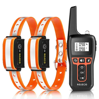 Trainingshalsband Hond Afstandsbediening 1000m IP67 Waterproof Vibratie Schok Oplaadbaar