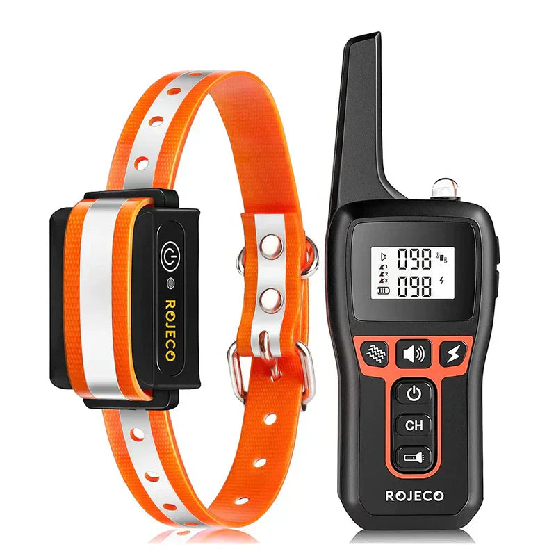 Trainingshalsband Hond Afstandsbediening 1000m IP67 Waterproof Vibratie Schok Oplaadbaar