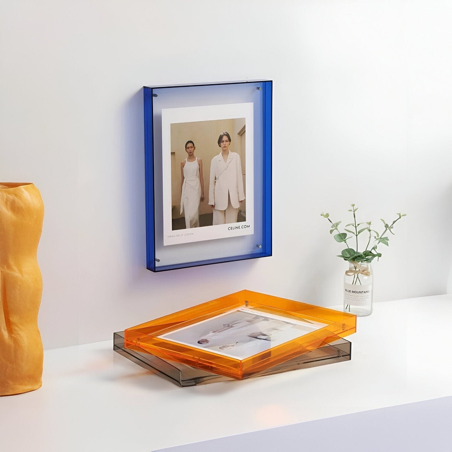 Fotolijst Transparant Acryl Minimalistisch Staand Hangend A4 A5 Modern Scandinavisch