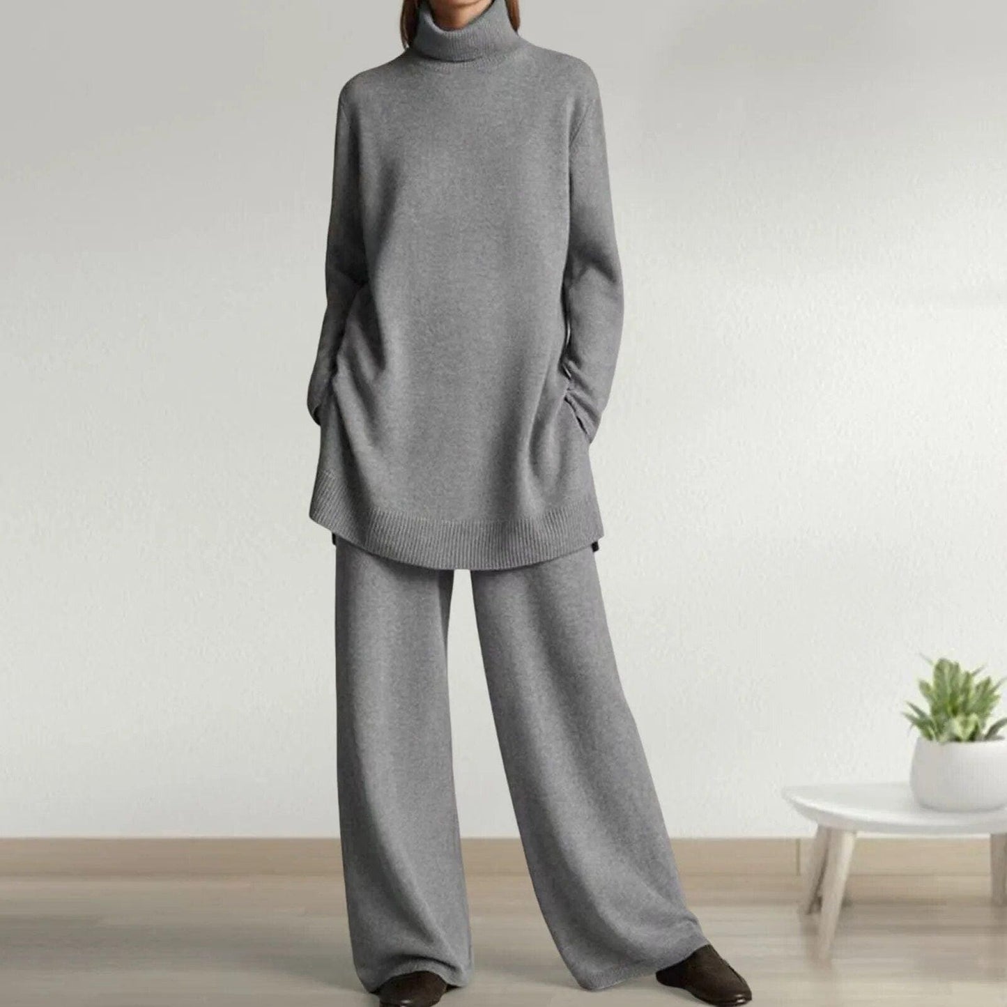 Dames Tailleur met Comfortabele Dolcevita