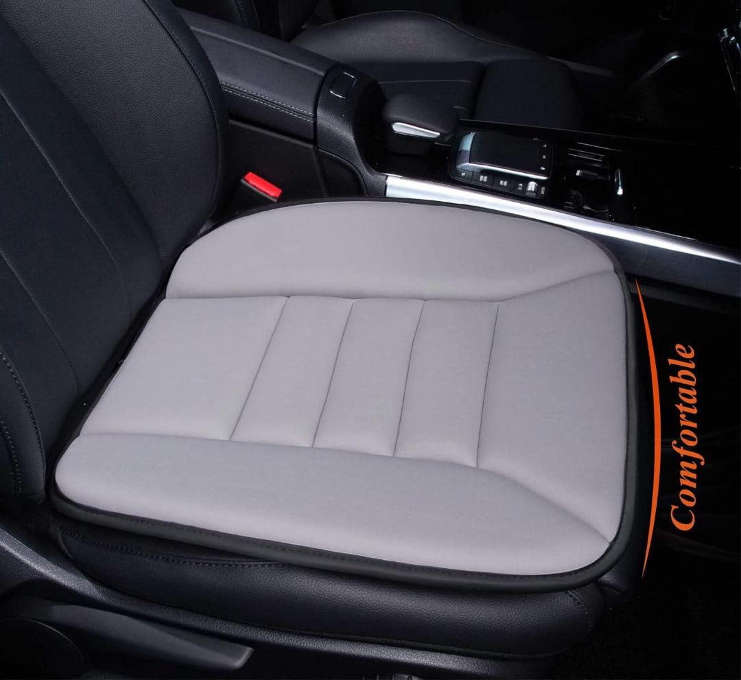 Zitcomfortkussen Memory Foam Auto Zwart Grijs Drukpuntreductie Ergonomisch Autostoelkussen Rugsteun Lange Ritten