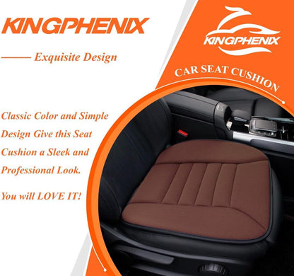 Zitcomfortkussen Memory Foam Auto Zwart Grijs Drukpuntreductie Ergonomisch Autostoelkussen Rugsteun Lange Ritten