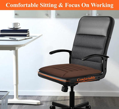 Zitcomfortkussen Memory Foam Auto Zwart Grijs Drukpuntreductie Ergonomisch Autostoelkussen Rugsteun Lange Ritten