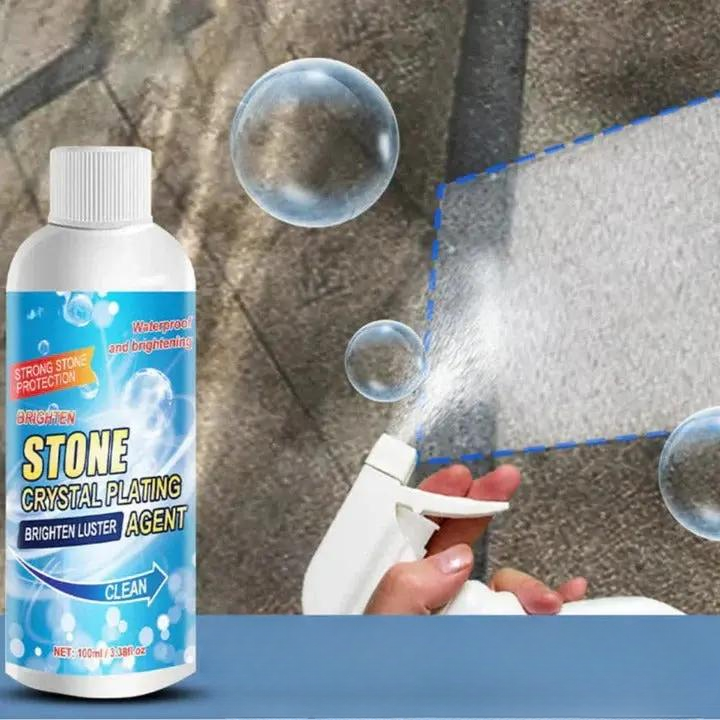 Steenreiniger Roest Oxidatie 100ml Set 2 Stuks Biologisch Afbreekbaar Graniet Marmer Beton Tegels Binnen Buiten Natuursteen Vlekverwijderaar