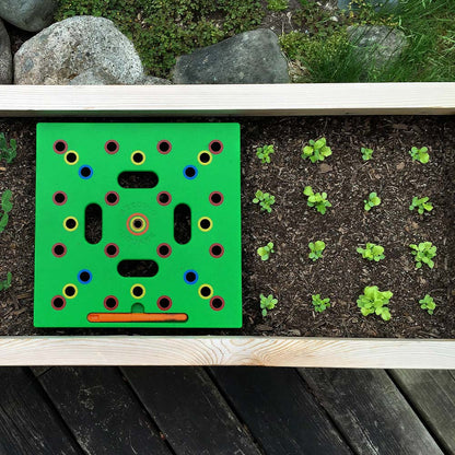 Zaaisjabloon voor Moestuin – Plantafstand Hulpmiddel voor Groenten & Kruiden – 30x30 cm Zaaisjabloon Tuin met Handleiding