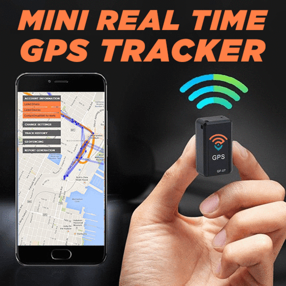 Compacte GPS-Tracker met Magnetische Bevestiging voor Real-Time Volgen en Positiebepaling