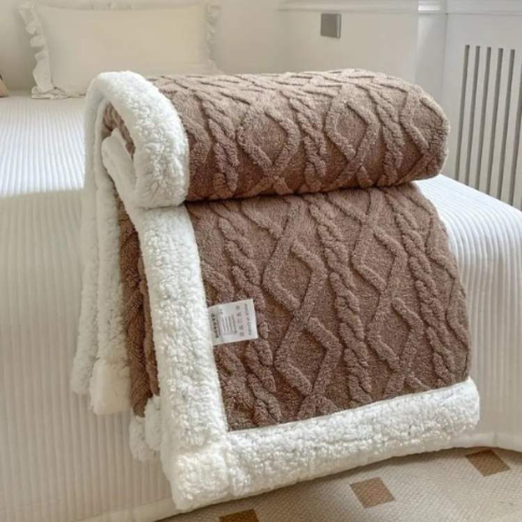 Duvet Sherpa Verzwaringsdeken 150x200cm Grijs Tweepersoons Warm Fleece Deken Bedsprei Zwaartedeken Winter Slaapkamer