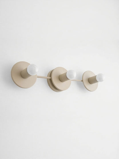 Minimalistische Badkamerlamp met Drie Lichtpunten - Verkrijgbaar in Meerdere Kleuren