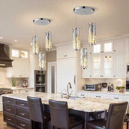 Kristallen Hanglamp Zwart Ijzer E27 Eetkamer Woonkamer Industrieel Retro Plafondlamp Pendellamp Kristalglas Bar Gangpad