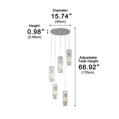 Kristallen Hanglamp Zwart Ijzer E27 Eetkamer Woonkamer Industrieel Retro Plafondlamp Pendellamp Kristalglas Bar Gangpad