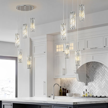 Kristallen Hanglamp Zwart Ijzer E27 Eetkamer Woonkamer Industrieel Retro Plafondlamp Pendellamp Kristalglas Bar Gangpad