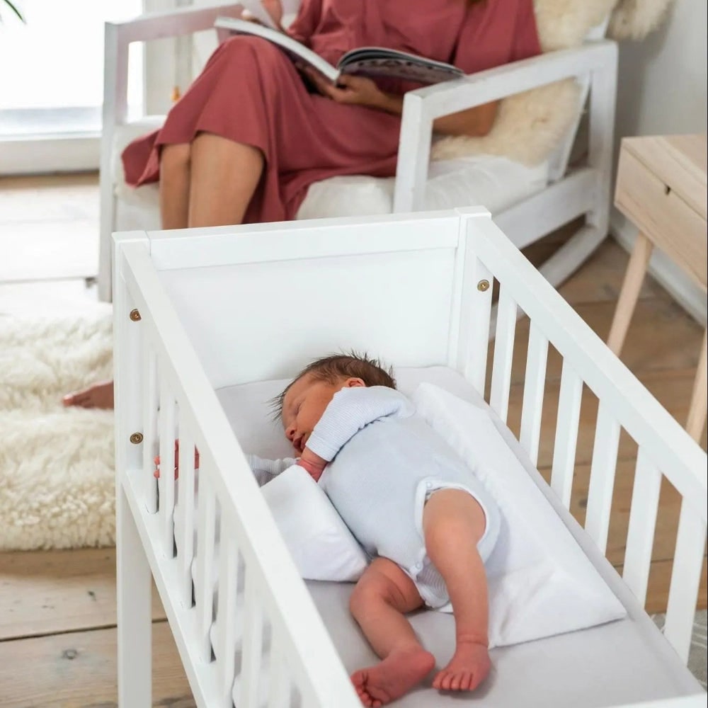 Babypositioner Lateraal met Verstelbare Kussens – Veilige Slaaphouding voor Wieg & Ledikant