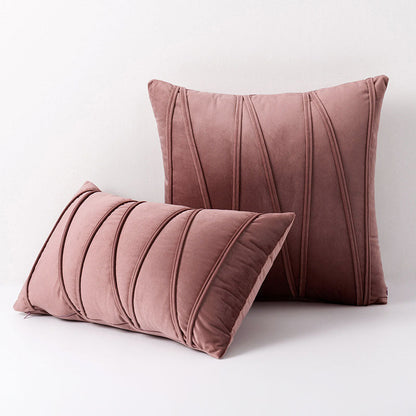Sierkussenhoes Fluweel Polyester 45x45cm Roze Bank Slaapkamer Kussenhoes Vierkant Rechthoek Decoratief Interieur