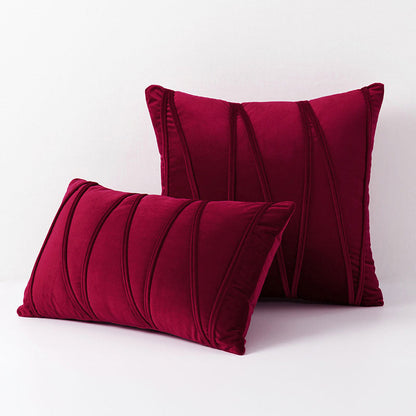 Sierkussenhoes Fluweel Polyester 45x45cm Roze Bank Slaapkamer Kussenhoes Vierkant Rechthoek Decoratief Interieur