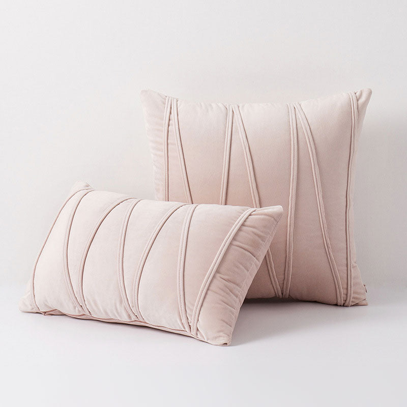 Sierkussenhoes Fluweel Polyester 45x45cm Roze Bank Slaapkamer Kussenhoes Vierkant Rechthoek Decoratief Interieur