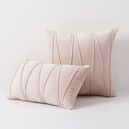 Sierkussenhoes Fluweel Polyester 45x45cm Roze Bank Slaapkamer Kussenhoes Vierkant Rechthoek Decoratief Interieur